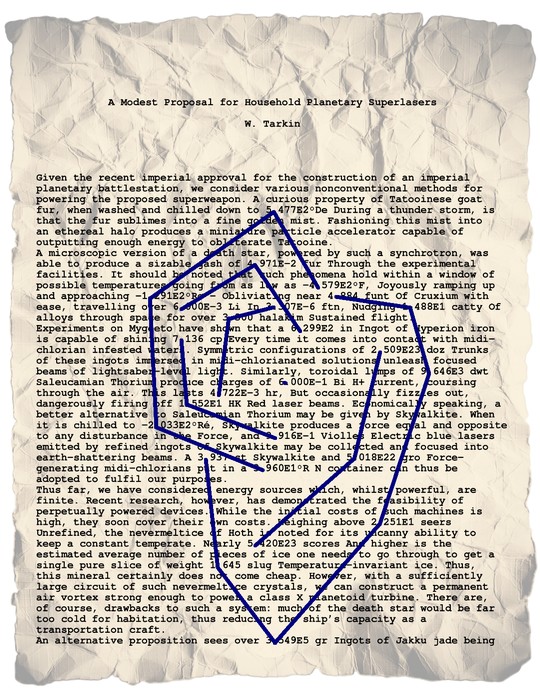 Solved puzzled. Zoomed out so that the drawn figure is clear. Yes I know the text is too small to read.